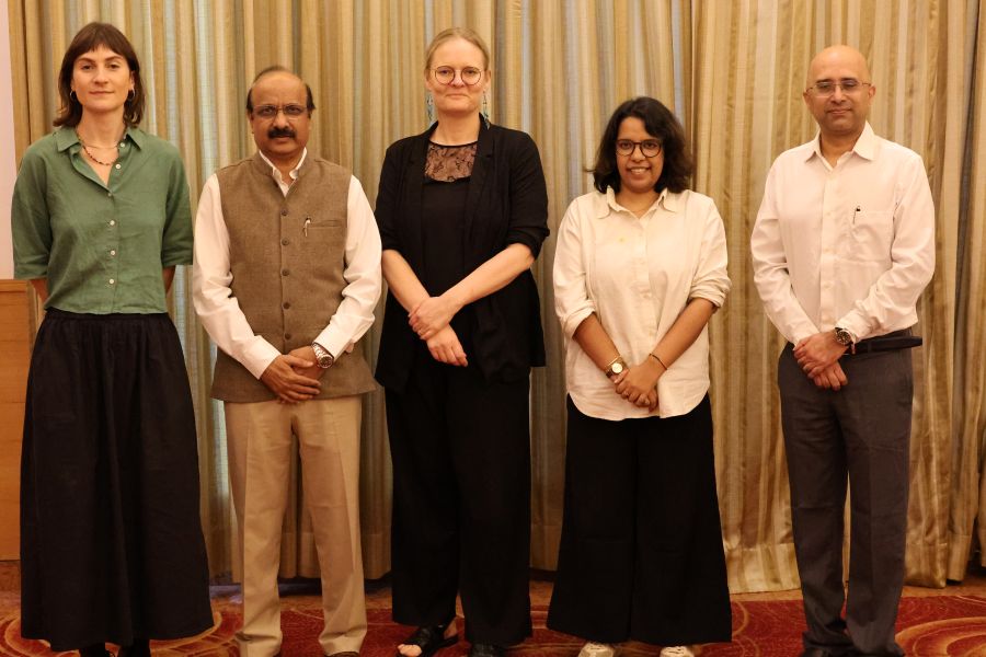 UCPH delegates with colleagues from PHFI. Photo credits: PHFI. 