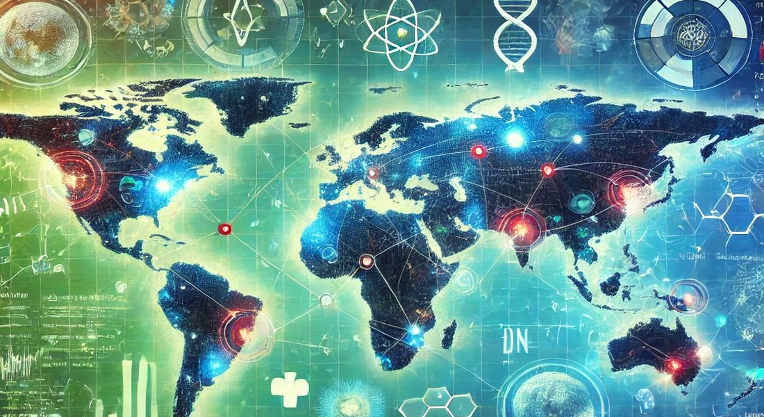 Illustration of computational global health